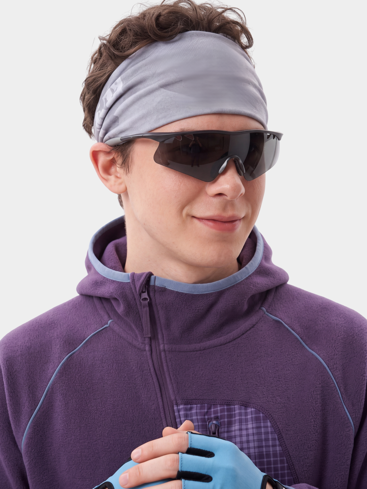 FrameDrift - Half-Rim UV Protection Photochromic Sunglasses